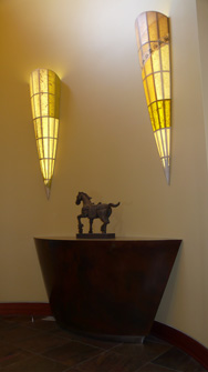 Wards Entry - 5 foot tapered Sconces