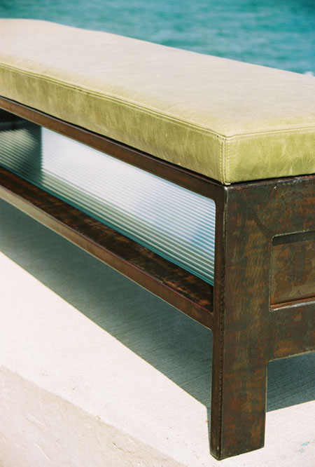 OLGA Collection-Bench With Shelf Detail