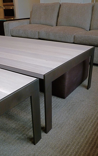 Oak + Steel Coffee Tables