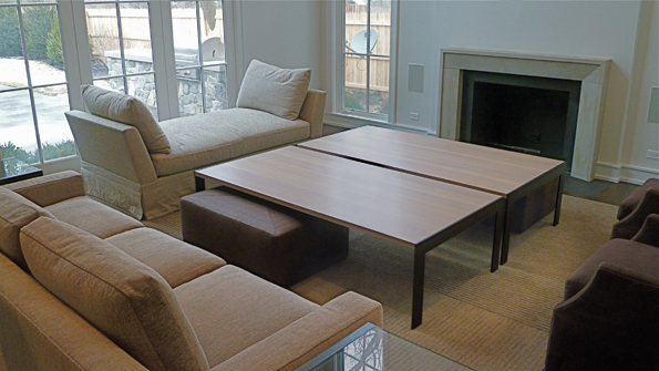 Oak + Steel Table