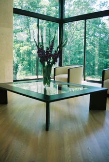 Slab-Leg Table